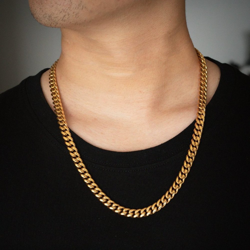 18K Gold plated link chain